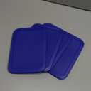 Replacement Lids for Pyrex 3-Cup Glass Food Storage Container Bowls, (7.75 x 5.75-Inch) Plastic Rectangle Lids Covers fits Pyrex 7210-PC, Airtight & Leakproof (4-Pack, Blue)