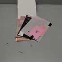 UPAFEXXI-Spanish Laminated Bible Tabs for Women and Men(Gold Foil Embossed Lettering) Pestaas de la Biblias, 80 Reposition Large Print tabs, Easy to Read and Apply(Pink)