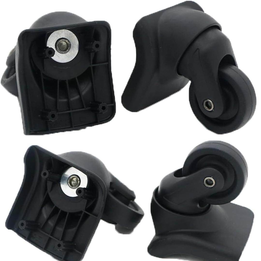 Zoofen Replacement Luggage Wheel Repair Suitcase Bag Parts Spinner Wheels Casters for Travel Customs Box W044 (A Set 4PCS)