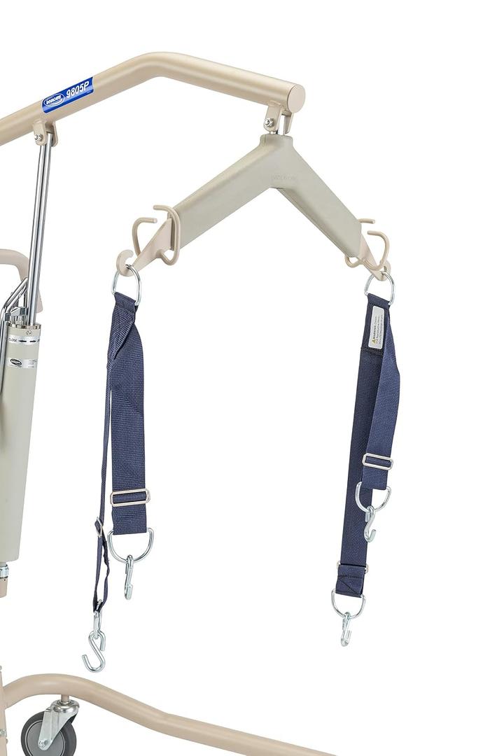 Invacare 9070 Polypropylene Sling Strap for Patient Lift, One-Size, Blue, Pack of 2