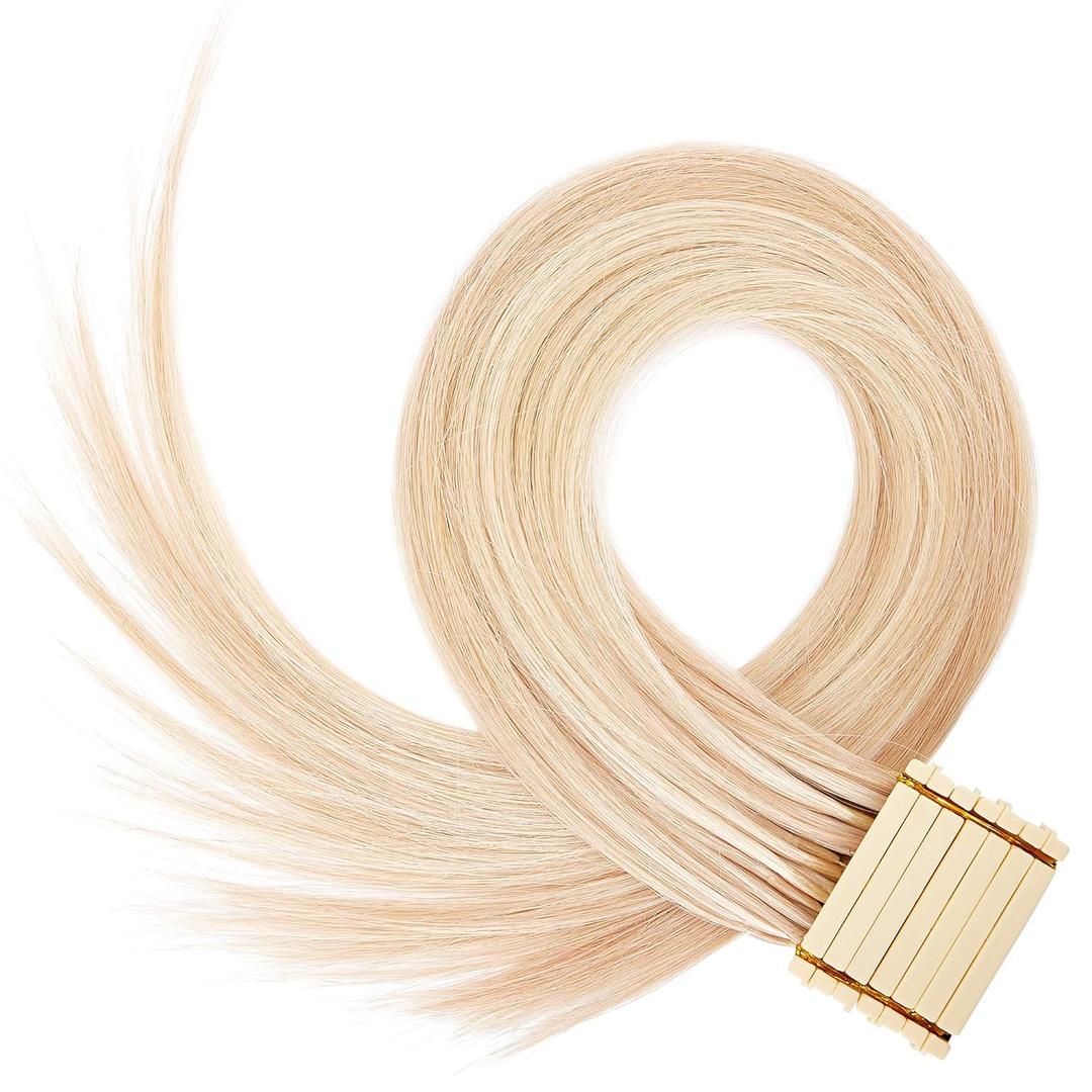 6D Hair Extensions 100% Real Human Hair 13pcs 52g/pack No-Trace Hair Extensions (16 inch #18P613)