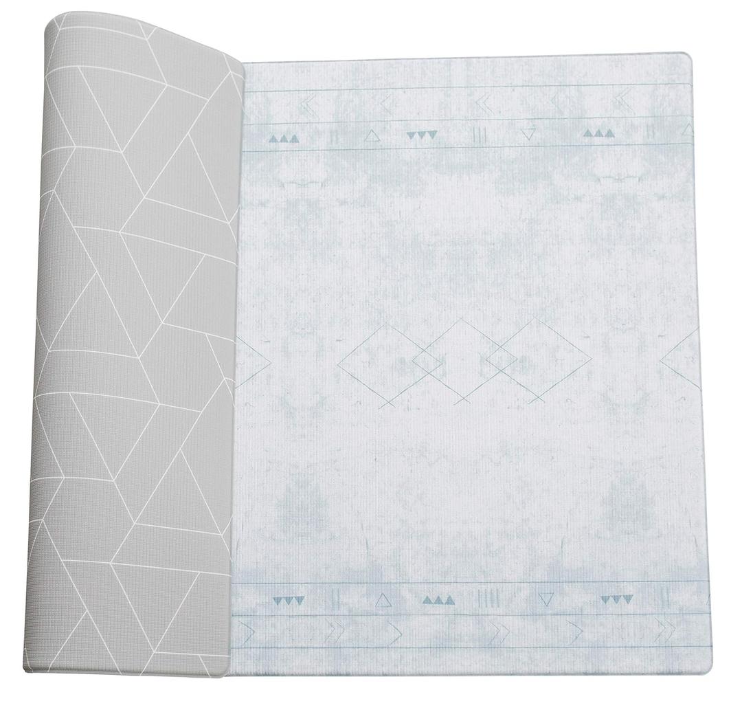 LITTLE Bot Ofie mat, Baby Play mat (Oracle + Zen line, Large) 78"L x 55"W
