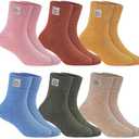 100% Cotton Ankle Socks for Girl, Athletic Moisture Wicking Soft Breathable Cute Socks (XS)