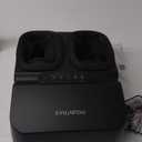 MOUNTRAX Foot Massager Machine with Heat, Foot Massager for Plantar Fasciitis, Neuropathy Pain, Shiatsu Foot Massager with Remote, Fits Feet Up to Men Size 12 (Black)