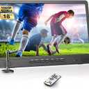Desobry 18.2" Portable TV with Antenna, 1080P LED TV for Kitchen, Camping