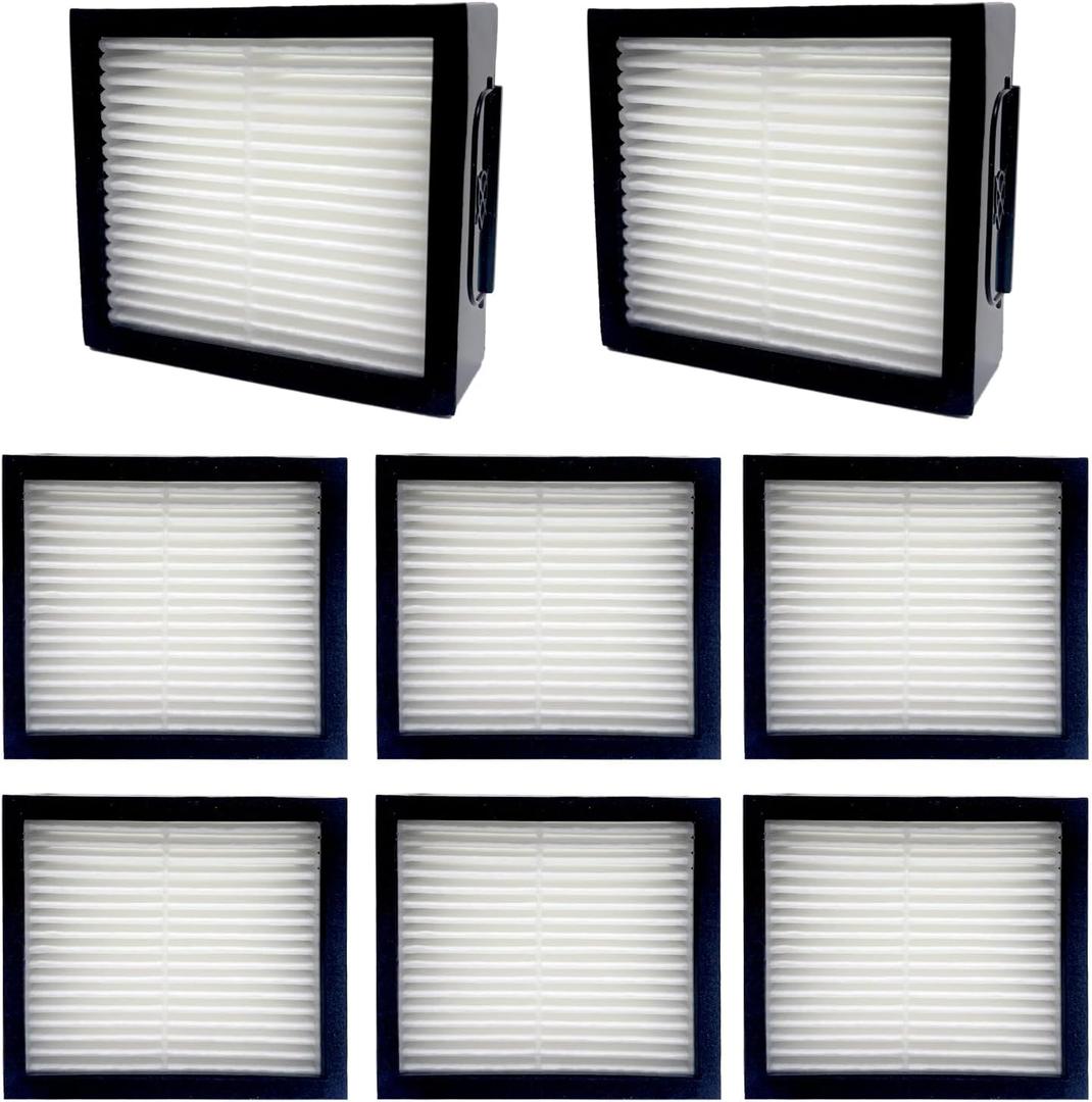 8-Pack HEPA Filter Compatible with iRobot Roomba Combo j7+, Combo j9+,Combo 10 Max, Replacement High-Effiency Filter Parts