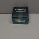 WEBANG 6 Inch Square Shower Floor Drain with Flange,Quadrato Pattern Grate Removable,Food-Grade SUS 304 Stainless Steel,Watermark&CUPC Certified, Brushed Gold