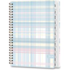 2 x 2026 Planner, Weekly and Monthly Calendar Planner Book, Jan 2026 - Dec 2026, Planning Agenda for Desk Accessories and School Supplies - A5 (6.3'' x 8.5'') (Colorful Plaid)