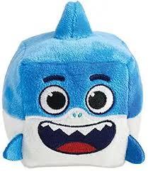 Pinkfong Baby Shark Daddy Shark Plush Cube with Sound