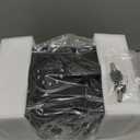 Bonsaii Safe Box with Electronic Keypad, Steel Security Lock Box with Key, 0.23 Cubic Feet, 9.06" W x 6.69" D x 6.69" H, Small Hidden Safe for Cash Jewelry