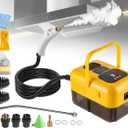Steam Cleaner for Home, Handheld 2500W High Pressure Steamer for Cleaning, 9-Level Multipurpose Steam Cleaner for Car Floor Upholstery Kitchen Bathroom Grout Tile, 14 Accessories Included, Yellow