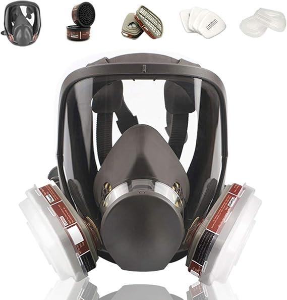 Vevor Full Face Respirаtor Reusable, Organic Vapor Respirаtor Compatible with Particulate Filter, Protection for Painting, Machine Polishing, Welding, Same as 6000 6800 7800 FF-400 V-Series