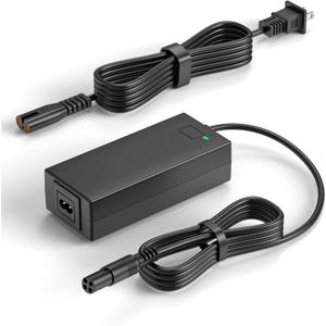 VHBW 63V Replacement for Segway Ninebot Charger Compatible with Segway Ninebot S/S-MAX/Mini lite/Mini PRO/Go Kart Kit, Gokart PRO, 4 Prong fits for Ninebot Scooter Charger