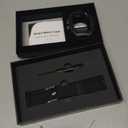 Luxury Metal Case for Apple Watch Series 10/11 46mm Band with Cover Heavy Duty Rugged Case Silicon Strap for men iWatch Series 10/11 46mm Full Protective Cover (Black)