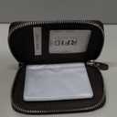 Credit Card Wallet Holder Zip Bifold Wallet Genuine Leather 25 Card Slots (Coffee)