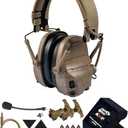 2025 AMP NRR 26dB Digital Tactical Headset | Pickup Noise Reduction Communication Hearing Protection Earmuffs (De)