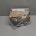 2 Sets All Keyed Same Entry Door Knob and Single Cylinder Deadbolt Combo Set, Round Ball Satin Nickel Exterior Door Knobs with Lock and Keys for Entrance and Front Door