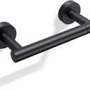 Day Moon Matte Black Toilet Paper Holder - Wall Mount Modern Roll Holder for Bathroom (Classic)