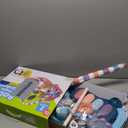 dearlomum Baby Play Mat Gym, Funny Play Piano Tummy Time Activity Mat with 5 Infant Sensory Toys, Music and Lights, Boy & Girl Gifts for Newborns 0 to 3 6 9 12 Months (Blue)