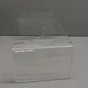 Acrylic 7 inches Toilet Stool Squat, Clear Bathroom Poop Potty Stool, Strong Load-Bearing, Easily Blend into Any Bathroom