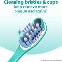 Colgate 360 Whole Mouth Toothbrush, Adult Toothbrushes Medium Bristles, Helps Remove Bad Breath Bacteria and Plaque, Medium Toothbrush Pack, Includes Cheek and Tongue Cleaner, 4 Pack