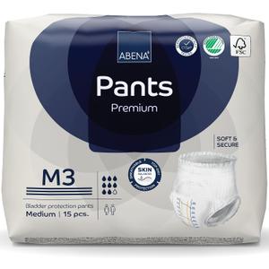 Abena Pants, Premium Protective Underwear, Level 3, (Medium To Extra Large), Medium, 15 Count