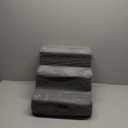 Dog Stairs for Small Dogs & Cats, 3-Step Non-Slip Pet Steps for Couch Sofa and Chair, Grey, 13.6" H
