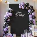 Wedding Arch Cover Black 6.6FT x 4FT Square Arch Backdrop Covers Stretchy Spandex Fitted Square Backdrop Cover for Birthday Party Wedding Ceremony Banquet Decoration