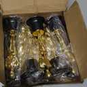 Bedwina Gold Trophy Award Mini Trophies Bulk - (Pack of 12) 6 Inch Tall Plastic Golden Statue Award, Party Themed Decorations, Winners or Appreciation Gifts Game Prizes for Adults & Kids