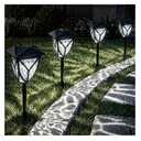 Ensenior Solar Lights Outdoor, 6-Pack LED Solar Garden Lights for Pathway Yard Patio Walkway Planter Walkway Landscape Lighting, IP65 Waterproof, Energy-Efficient Landscape Lighting, 6500K
