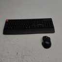 MEETION Wireless Keyboard and Mouse, Full-Sized Cordless Keyboard with Wrist Rest and 3 DPI Adjustable Mouse, Keyboard and Mouse Set with 2.4GHz USB Receiver, for PC/Computer/Laptop/Windows/Mac, Pink