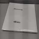 10 Pcs 3D Christmas Village Houses Sets White Winter Village with Light Xmas Houses and Trees Lantern Paper Decoration Christmas Figurines Scene Desktop Ornament for Home Xmas Village Party Decor