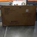 Pamapic 8504 Patio Dining 7 Piece, Outdoor Wicker Furniture Set for Backyard Garden Deck Poolside/Iron Slats Table Top, Removable Cushions, 7 Pack, Beige