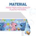 2 x Pack of 4 Party Tablecloth Cartoon 70x42 Inch Birthday Cartoon Table Cloth 70" x 42" Baby Shower Decorations for Birthday Tablecovers for Celebration Table Cover Party Supplies Decorations
