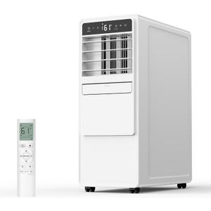 12000BTU Portable Air Conditioners with Remote, Floor Standing Cooling Portable AC Unit with Fan & Dehumidifier,Sleep and Timer Mode,For Room up to 500 sq.ft, Windows Sealing Kit Included