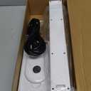 Drevet LED Desk Lamp with Wireless Charger, Desk Table Light with USB Charging Port and 2 Outlets, 3 Lighting Modes, 3 Level Brightness, 1H Timer, Touch Control, Eye-Caring Home Office Lamp, White