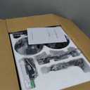 ZMISHIBO 2 Pack 52" Ceiling Fans with Lights, Black Modern Ceiling Fan with Remote, Farmhouse Indoor Ceiling Fan with Dual Finish Blades, Quiet & Strong Motor, Bright LED Light.