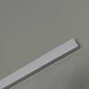 24-Inch Spring End Wall-Mounted Towel Bar, Adjustable Sturdy Plastic Towel Holder for Bathroom Kitchen Towel Storage White