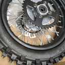 CLEO 12 Rear Wheel Rim Tire 80/100-12 Assembly for 50cc 90cc 110cc 125cc Dirt Bike taotao TTR SSR CRF Apollo 12mm axle includes 190mm brake disc and 41T sprocket
