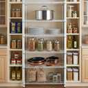 Honey-Can-Do 5-Tier Heavy Duty Adjustable Shelving Unit, 200-lb Per Shelf Metal Storage Rack, White Wire Shelf for Laundry Room Kitchen Craft Room, 36 x 14 x 72 in