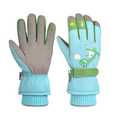 Gilotop Children Ski Gloves Kids Waterproof Winter Outdoor Snowboard Warm Gloves for Boys Girls