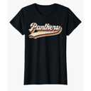 Panthers School Sports Name Vintage Retro Gift Men Women Boy T-Shirt, Size: S