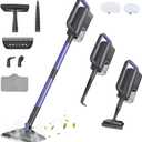 6-in-1 Steam Mop with Detachable Handheld Steamer Professional Steam Mop for Floor Cleaning, Sanitizing Steam Cleaner with Hot Vapor Technology Amethyst