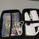 Handheld Sewing Machine Heavy Duty, with Blue Leather Storage Case and 110-Piece Sewing Kit, Mini Portable, Ideal for Adults & Beginners, Complete Set of Quick Home Clothing Repair Tools, Good Gift