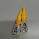 Gorilla Super Glue with Brush & Nozzle Applicator, Clear Glue, 12 Gram (Pack of 2) - All Purpose and Fast Setting for Projects and Repairs