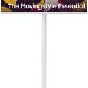 Samsung The Movingstyle Essential 32" 4K UHD Smart Monitor with Adjustable Rolling Stand, Smart TV Apps, Built-in Speakers, White Design, Gaming Hub, AI Picture Optimizer, SmartThings, F-LS32FM70-MSR