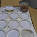 Accguan 16oz Mason Jars with Lids, Wide Mouth Mason Jars,Food Sorage Cntainer Ecellent Coice for Honey,Drinking,Spice Jars,Canned Goods,DIY Projects,Jam,Wedding Favors,Canning Jars,12 Pack