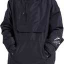 Womens Ski Snow Anorak Jacket Waterproof Windproof Warm Snowboarding Winter Coat with Hood (X-Large)