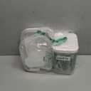 2 Pack Flour and Sugar Storage Containers with One-Press Flip-up Lid, 2.1Qt + 4.75 Qt Food Storage Container for Rice, Nuts, Snack, Dog Treat, Laundry Room, Kitchen Organization