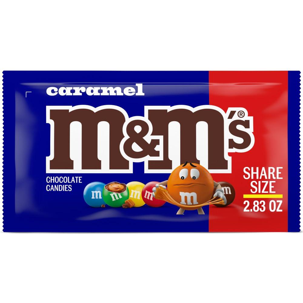 M&M's, Caramel Chocolate Share Size 2.83 Ounce, Best By: 04/26